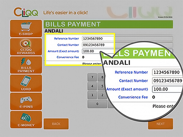Andali ECPay Bills Payment